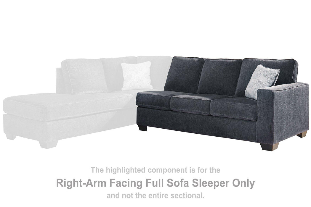 Altari 2-Piece Sleeper Sectional with Chaise - Tony’s Furniture Store & Linen (GA) - Multi Location