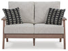 Emmeline Outdoor Loveseat with Cushion - Tony’s Furniture Store & Linen (GA) - Multi Location