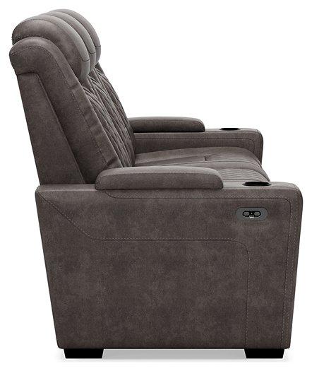 HyllMont Power Reclining Sofa - Tony’s Furniture Store & Linen (GA) - Multi Location