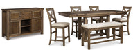 Moriville Counter Height Dining Set - Tony’s Furniture Store & Linen (GA) - Multi Location