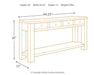 Gavelston Sofa/Console Table - Tony’s Furniture Store & Linen (GA) - Multi Location