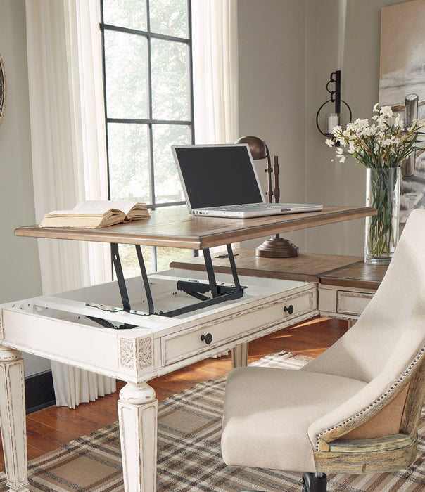 Realyn Home Office Lift Top Desk - Tony’s Furniture Store & Linen (GA) - Multi Location