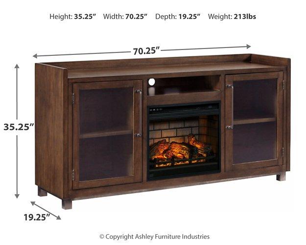 Starmore 70" TV Stand with Electric Fireplace - Tony’s Furniture Store & Linen (GA) - Multi Location