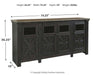 Tyler Creek 74" TV Stand - Tony’s Furniture Store & Linen (GA) - Multi Location