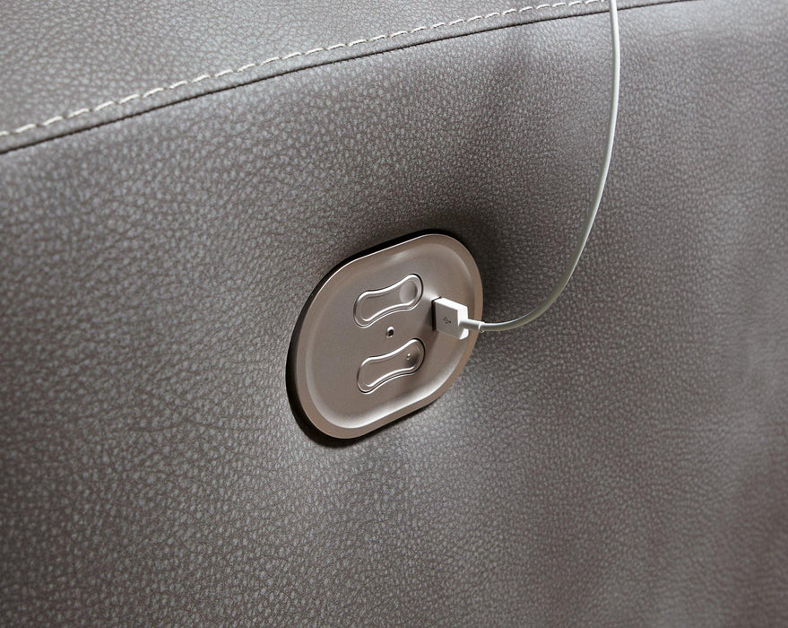 Next-Gen DuraPella Power Reclining Sectional Loveseat with Console - Tony’s Furniture Store & Linen (GA) - Multi Location
