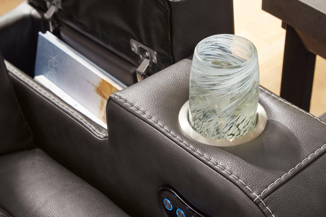 Fyne-Dyme Power Reclining Loveseat with Console - Tony’s Furniture Store & Linen (GA) - Multi Location