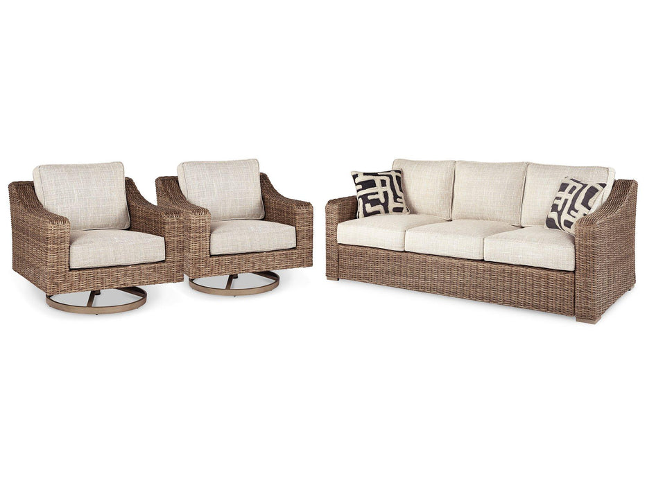 Beachcroft Outdoor Seating Set - Tony’s Furniture Store & Linen (GA) - Multi Location