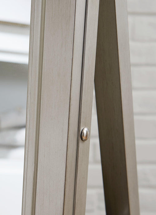 Evesen Floor Standing Mirror with Storage - Tony’s Furniture Store & Linen (GA) - Multi Location