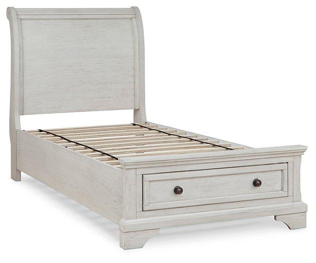 Robbinsdale Sleigh Storage Bed - Tony’s Furniture Store & Linen (GA) - Multi Location