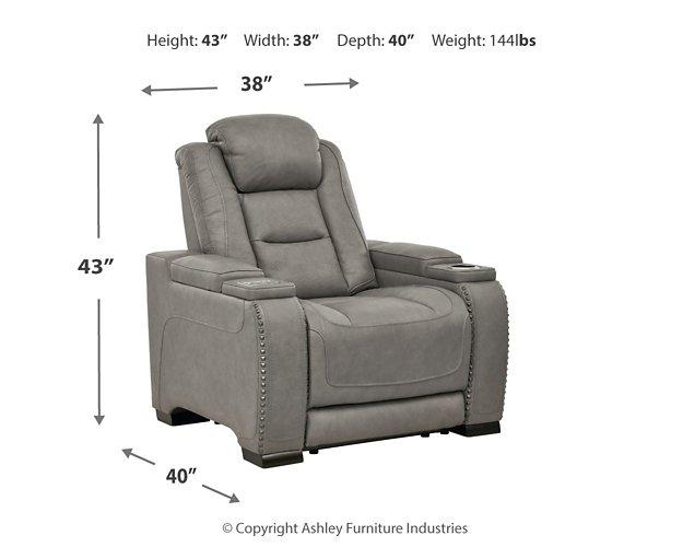 The Man-Den Power Recliner - Tony’s Furniture Store & Linen (GA) - Multi Location