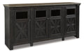 Tyler Creek 74" TV Stand - Tony’s Furniture Store & Linen (GA) - Multi Location