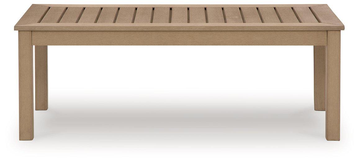 Hallow Creek Outdoor Coffee Table - Tony’s Furniture Store & Linen (GA) - Multi Location