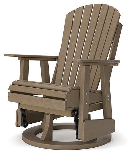 Hyland wave Outdoor Swivel Glider Chair - Tony’s Furniture Store & Linen (GA) - Multi Location