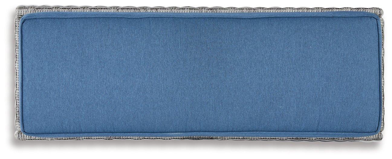 Naples Beach Outdoor Bench with Cushion - Tony’s Furniture Store & Linen (GA) - Multi Location