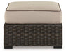 Coastline Bay Outdoor Ottoman with Cushion - Tony’s Furniture Store & Linen (GA) - Multi Location