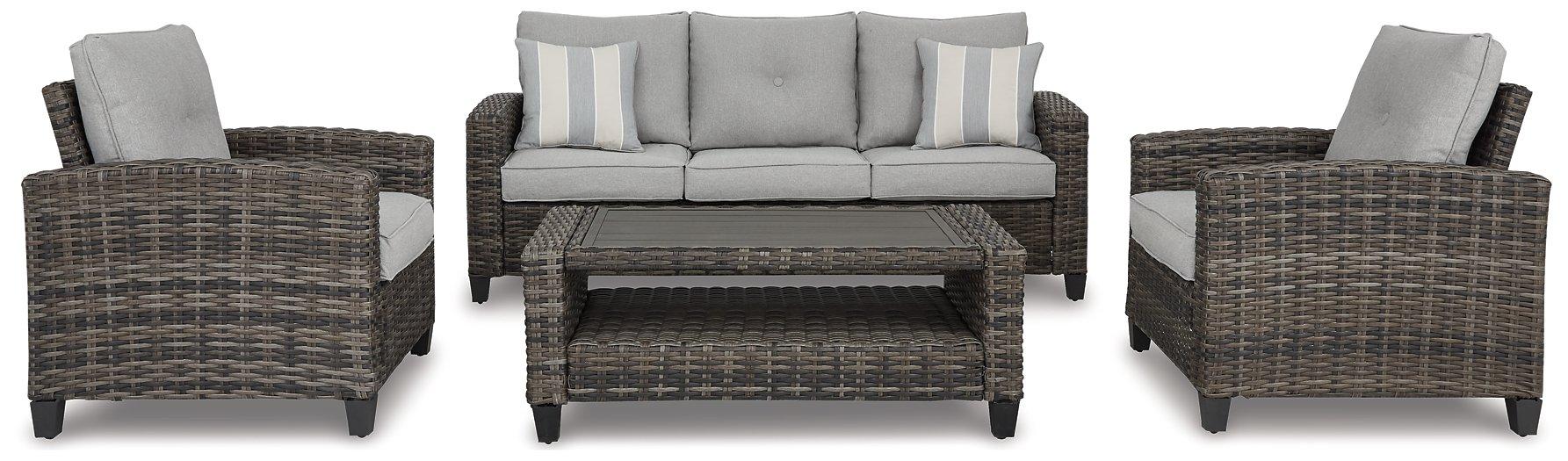 Cloverbrooke 4-Piece Outdoor Conversation Set - Tony’s Furniture Store & Linen (GA) - Multi Location