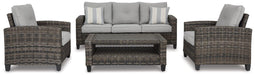 Cloverbrooke 4-Piece Outdoor Conversation Set - Tony’s Furniture Store & Linen (GA) - Multi Location