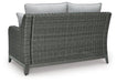 Elite Park Outdoor Loveseat with Cushion - Tony’s Furniture Store & Linen (GA) - Multi Location