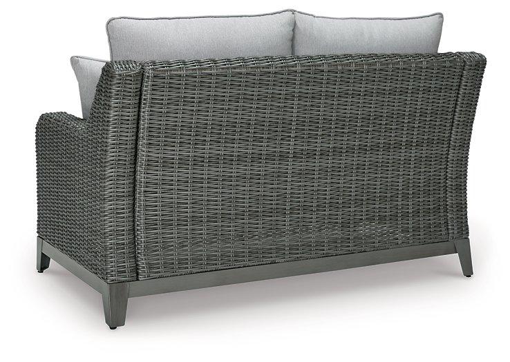 Elite Park Outdoor Loveseat with Cushion - Tony’s Furniture Store & Linen (GA) - Multi Location