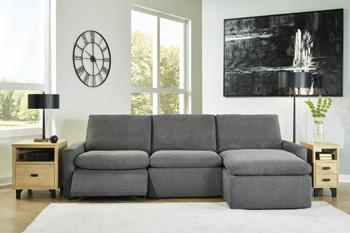 Hartsdale 3-Piece Right Arm Facing Reclining Sofa Chaise - Tony’s Furniture Store & Linen (GA) - Multi Location
