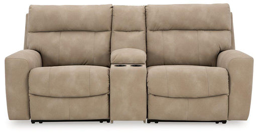 Next-Gen DuraPella Power Reclining Sectional Loveseat with Console - Tony’s Furniture Store & Linen (GA) - Multi Location