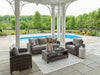 Oasis Court Outdoor Sofa/Chairs/Table Set (Set of 4) - Tony’s Furniture Store & Linen (GA) - Multi Location