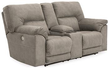 Cavalcade Power Reclining Loveseat with Console - Tony’s Furniture Store & Linen (GA) - Multi Location