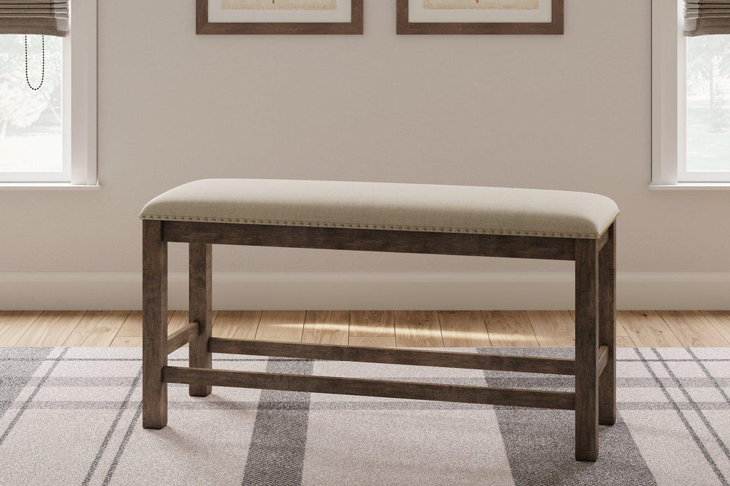 Moriville Counter Height Dining Bench - Tony’s Furniture Store & Linen (GA) - Multi Location