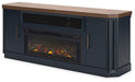 Landocken 83" TV Stand with Electric Fireplace - Tony’s Furniture Store & Linen (GA) - Multi Location