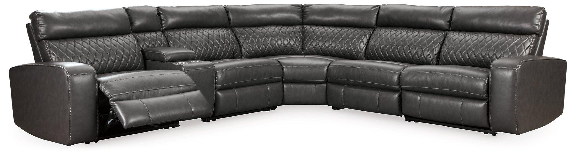 Samperstone Power Reclining Sectional - Tony’s Furniture Store & Linen (GA) - Multi Location