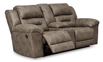 Stoneland Reclining Loveseat with Console - Tony’s Furniture Store & Linen (GA) - Multi Location