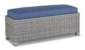 Naples Beach Outdoor Bench with Cushion - Tony’s Furniture Store & Linen (GA) - Multi Location