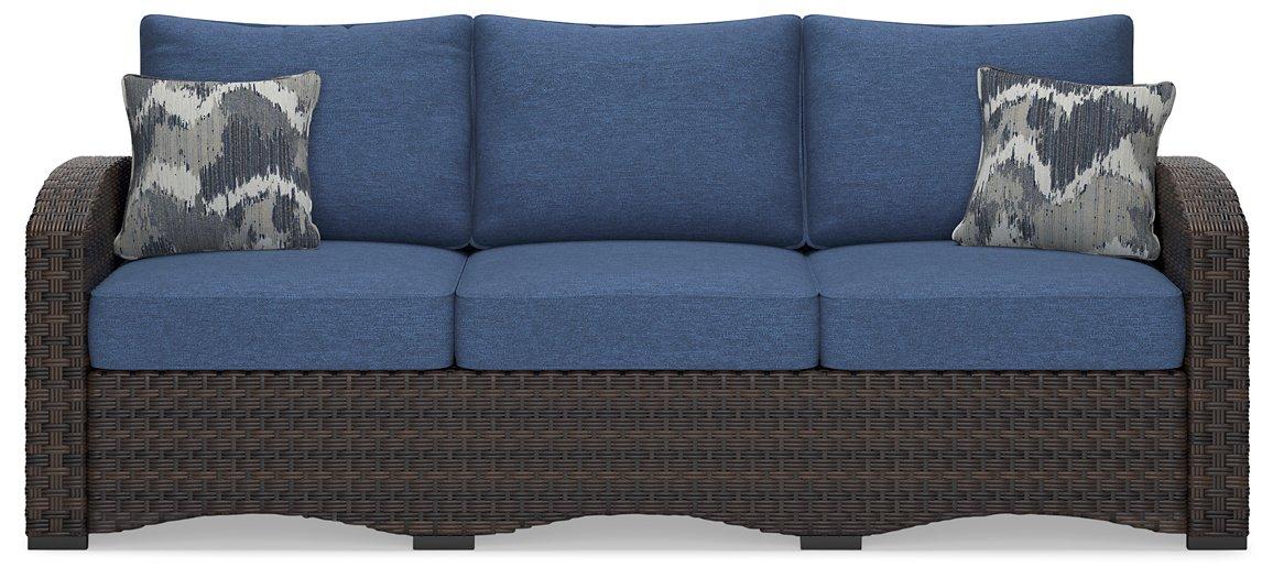 Windglow Outdoor Sofa with Cushion - Tony’s Furniture Store & Linen (GA) - Multi Location