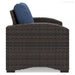 Windglow Outdoor Lounge Chair with Cushion - Tony’s Furniture Store & Linen (GA) - Multi Location