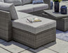 Petal Road Outdoor Loveseat Sectional/Ottoman/Table Set (Set of 4) - Tony’s Furniture Store & Linen (GA) - Multi Location