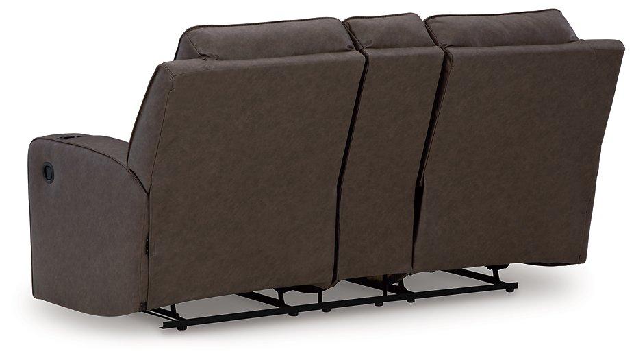Lavenhorne Reclining Loveseat with Console - Tony’s Furniture Store & Linen (GA) - Multi Location