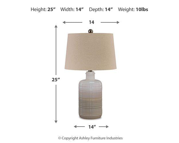 Marnina Table Lamp (Set of 2) - Tony’s Furniture Store & Linen (GA) - Multi Location