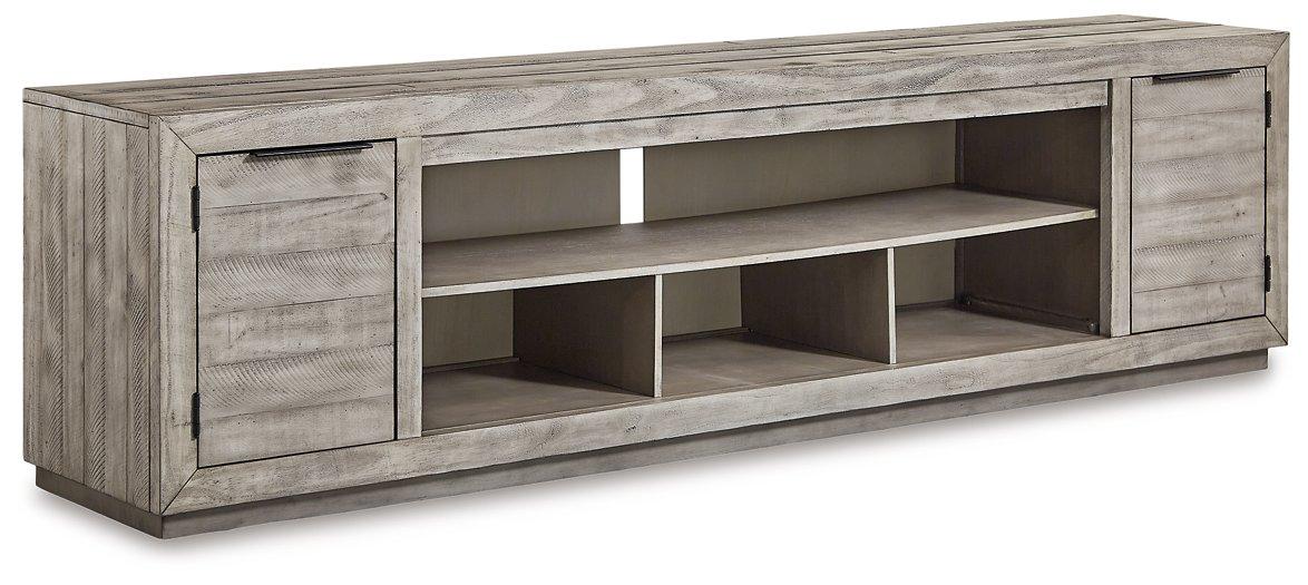 Naydell 92" TV Stand with Electric Fireplace - Tony’s Furniture Store & Linen (GA) - Multi Location
