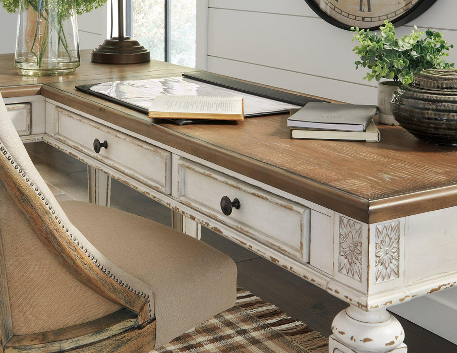Realyn 2-Piece Home Office Desk - Tony’s Furniture Store & Linen (GA) - Multi Location