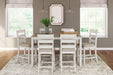 Skempton Counter Height Dining Table and Bar Stools (Set of 7) - Tony’s Furniture Store & Linen (GA) - Multi Location