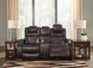 Warnerton Power Reclining Loveseat with Console - Tony’s Furniture Store & Linen (GA) - Multi Location