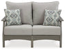 Visola Outdoor Loveseat with Cushion - Tony’s Furniture Store & Linen (GA) - Multi Location