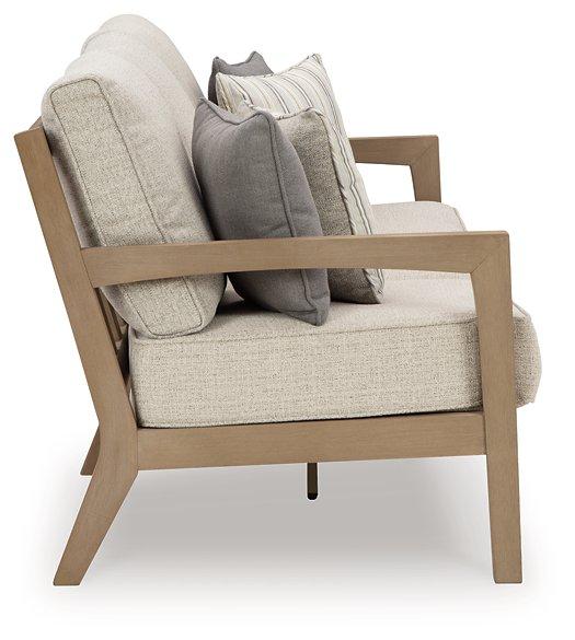 Hallow Creek Outdoor Sofa with Cushion - Tony’s Furniture Store & Linen (GA) - Multi Location