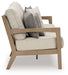 Hallow Creek Outdoor Sofa with Cushion - Tony’s Furniture Store & Linen (GA) - Multi Location