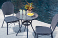 Odyssey Blue Outdoor Table and Chairs (Set of 3) - Tony’s Furniture Store & Linen (GA) - Multi Location