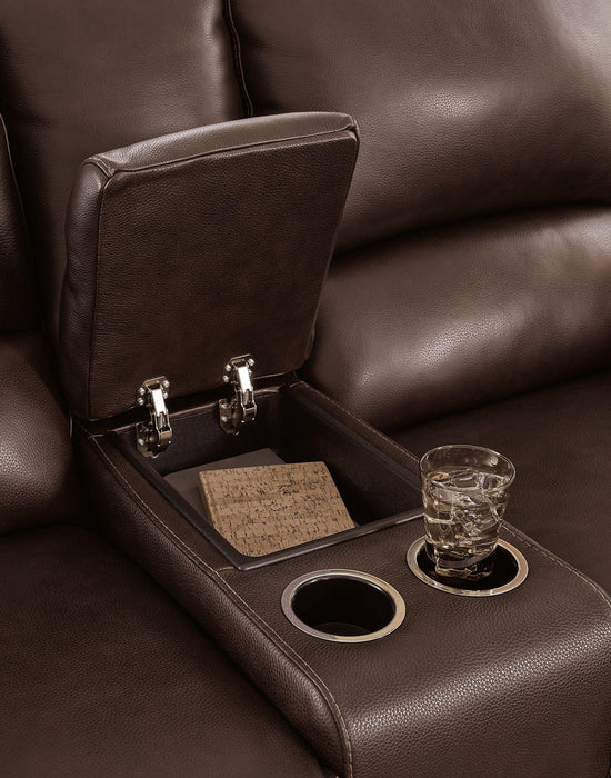 Alessandro Power Reclining Loveseat with Console - Tony’s Furniture Store & Linen (GA) - Multi Location