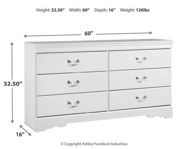 Anarasia Dresser and Mirror - Tony’s Furniture Store & Linen (GA) - Multi Location