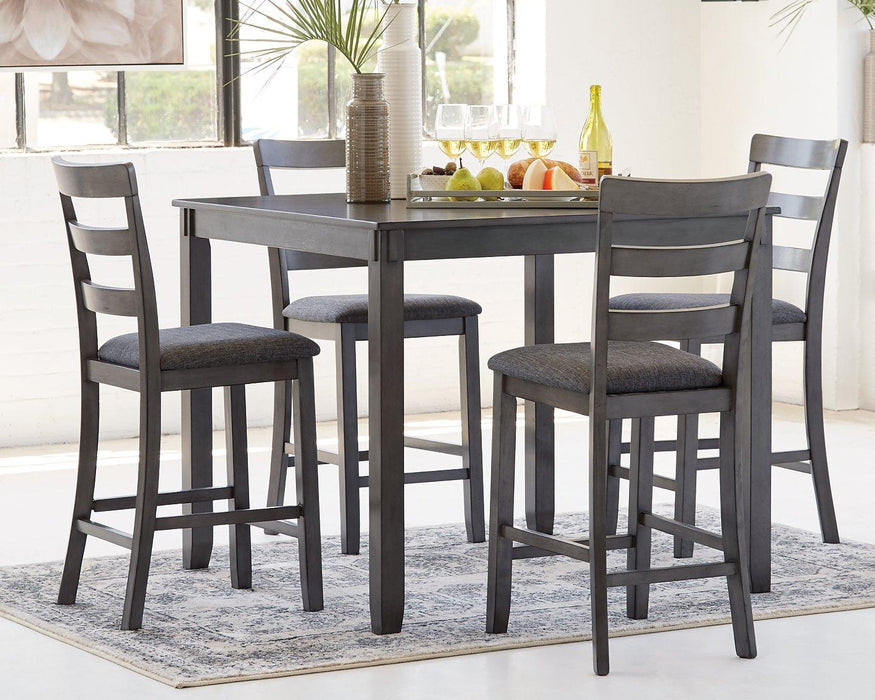 Bridson Counter Height Dining Table and Bar Stools (Set of 5) - Tony’s Furniture Store & Linen (GA) - Multi Location