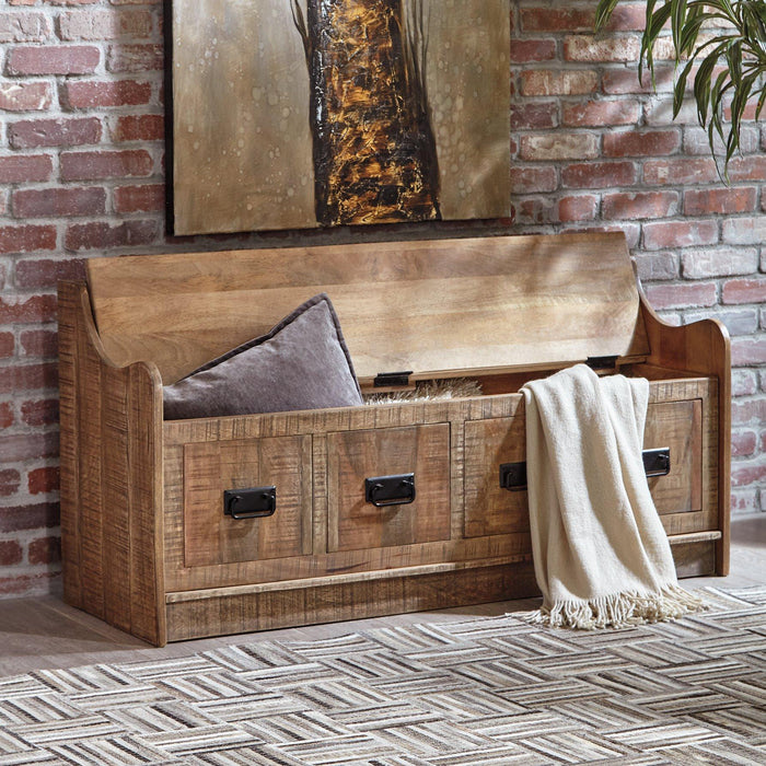 Garrettville Storage Bench - Tony’s Furniture Store & Linen (GA) - Multi Location