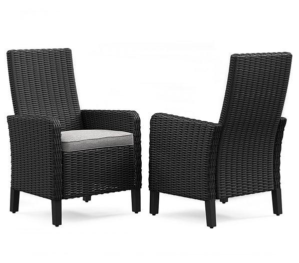 Beachcroft Outdoor Arm Chair with Cushion (Set of 2) - Tony’s Furniture Store & Linen (GA) - Multi Location